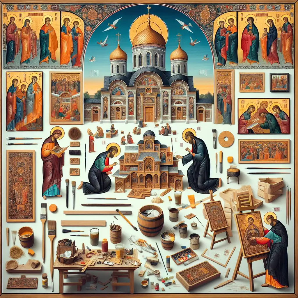 Hoe werden iconen vervaardigd in Kievan Rus?