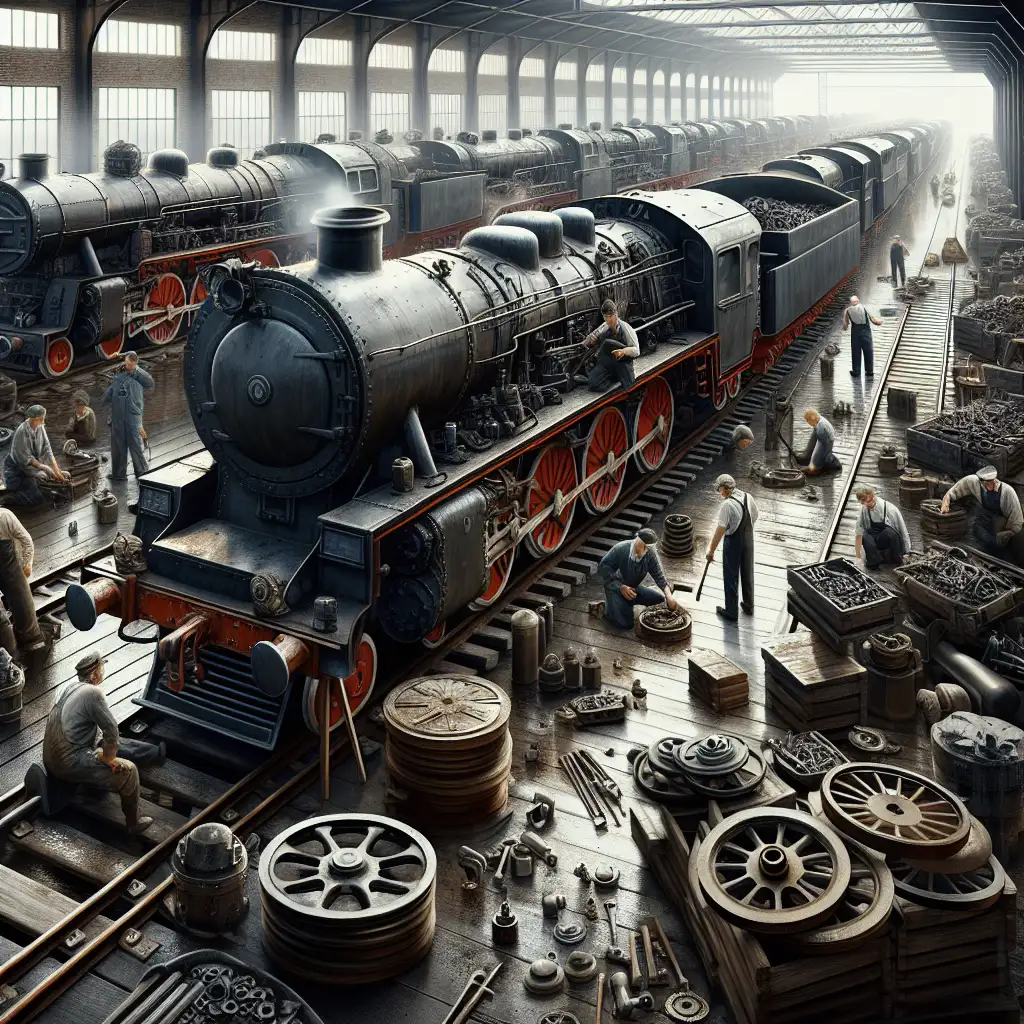 Hoe worden oude stoomlocomotieven bewaard en gerestaureerd?