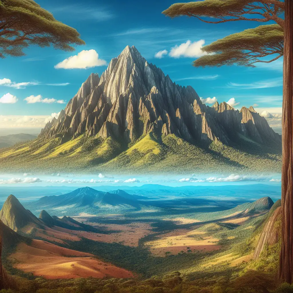 In welk gebergte vind je de Mount Elgon in Oost-Afrika?