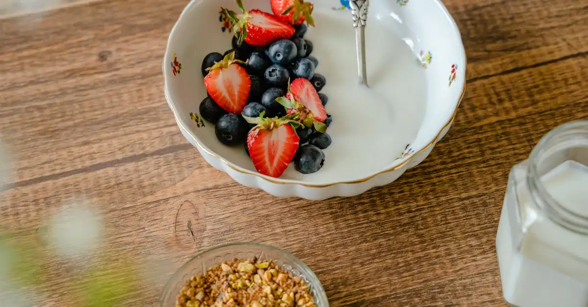 Is yoghurt met blauwe bessen gezond