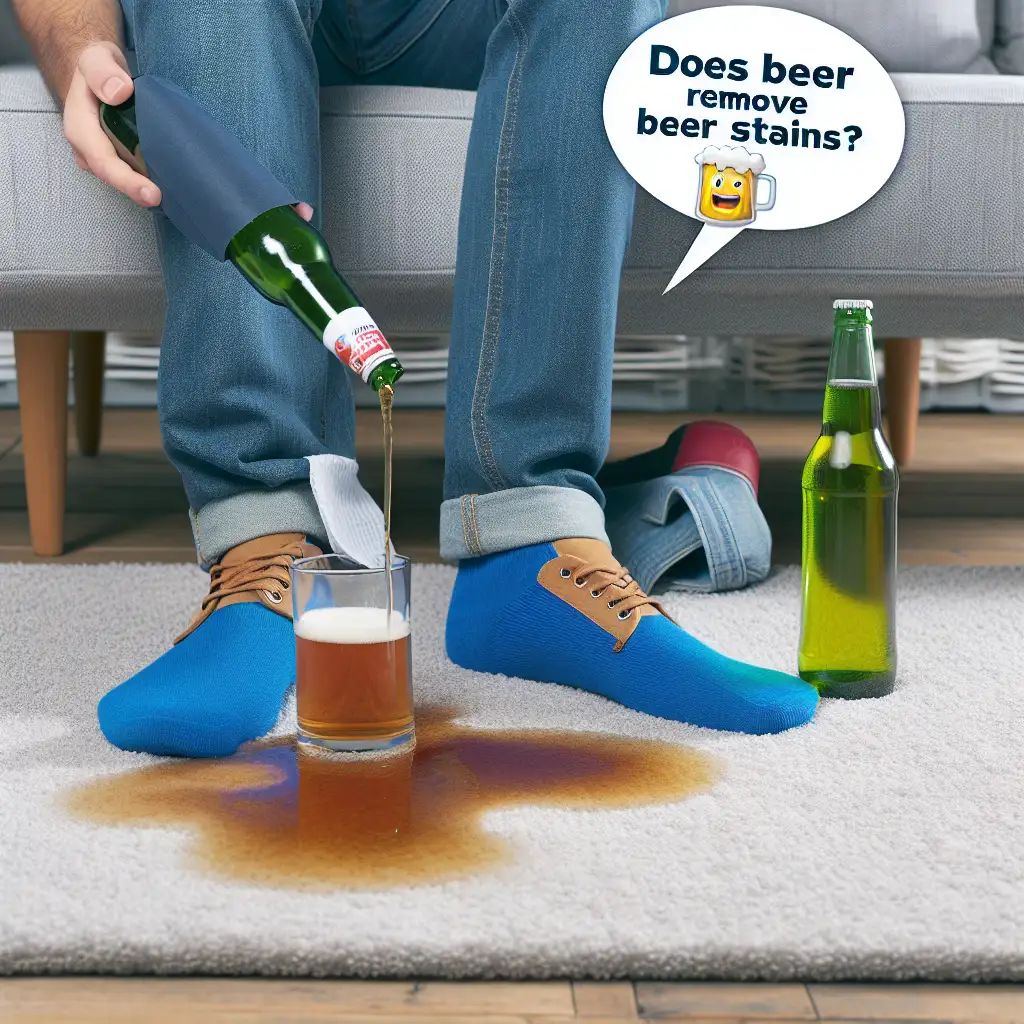 Kun je bier gebruiken om bierkringen uit tapijt te verwijderen?