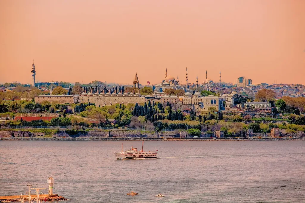 Waar bevindt zich het Topkapi Paleis in Istanbul?