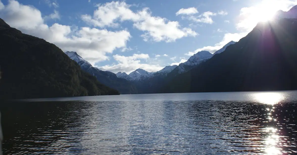 Waar ligt het Nationaal Park Fiordland in Nieuw-Zeeland?