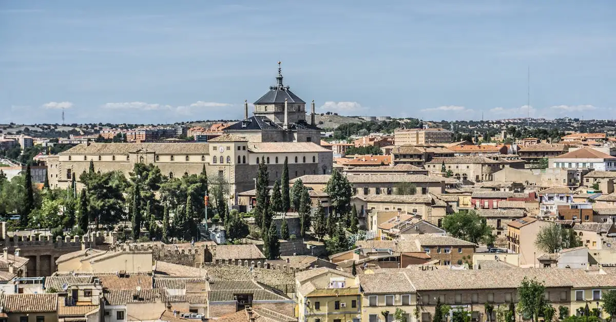 Waar vind je de historische stad Toledo in Spanje?