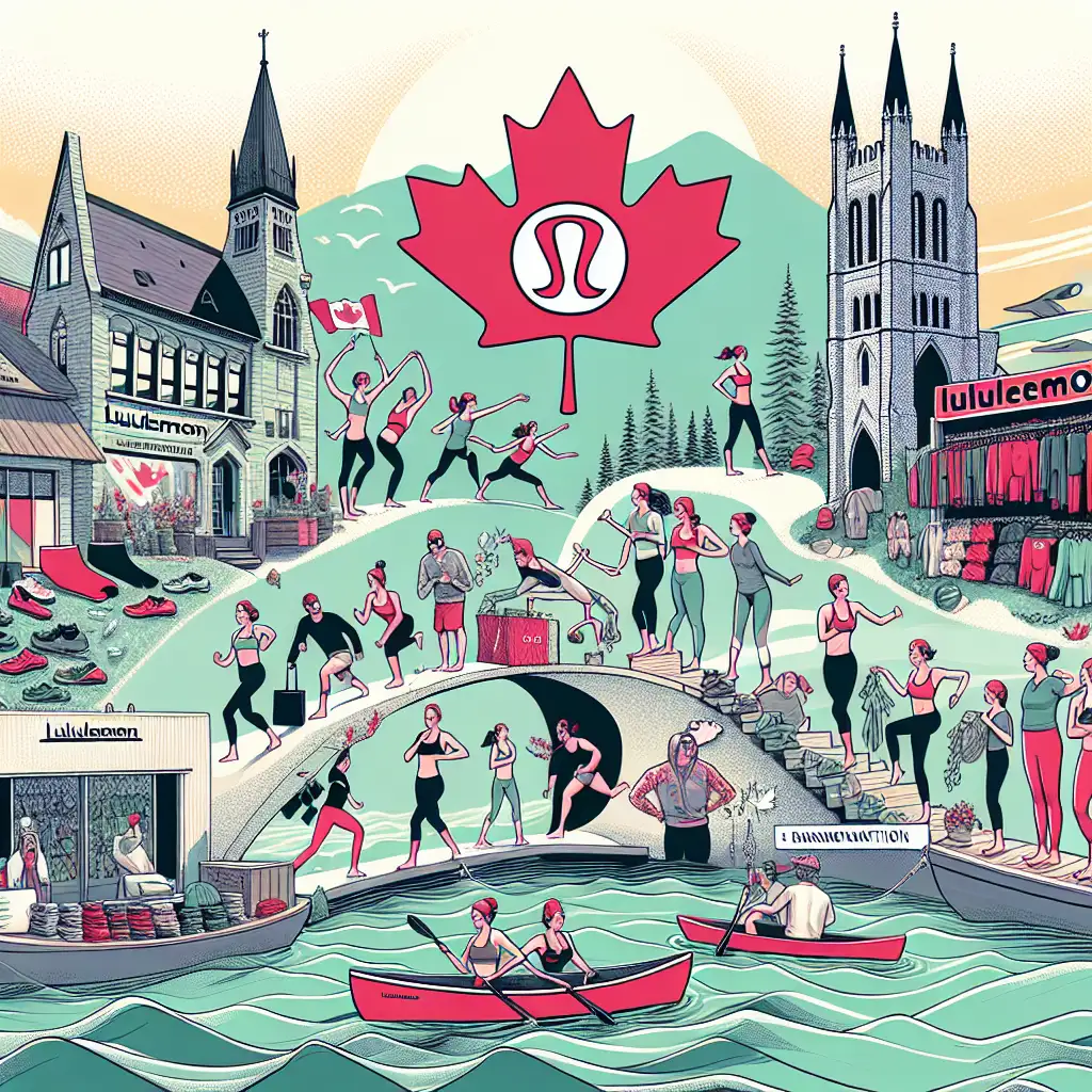 Wat is de geschiedenis van het merk Lululemon in Canada?