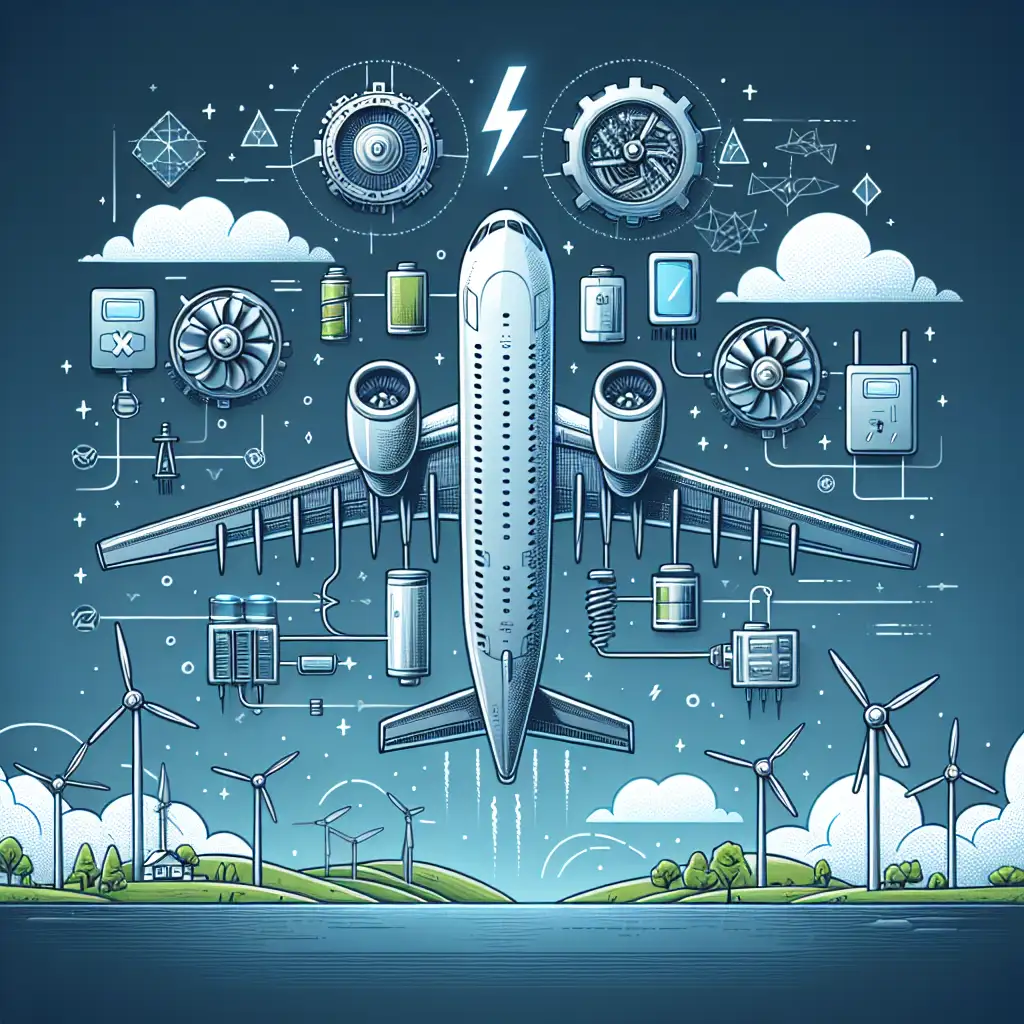 Wat is het concept achter elektrische vliegtuigen?
