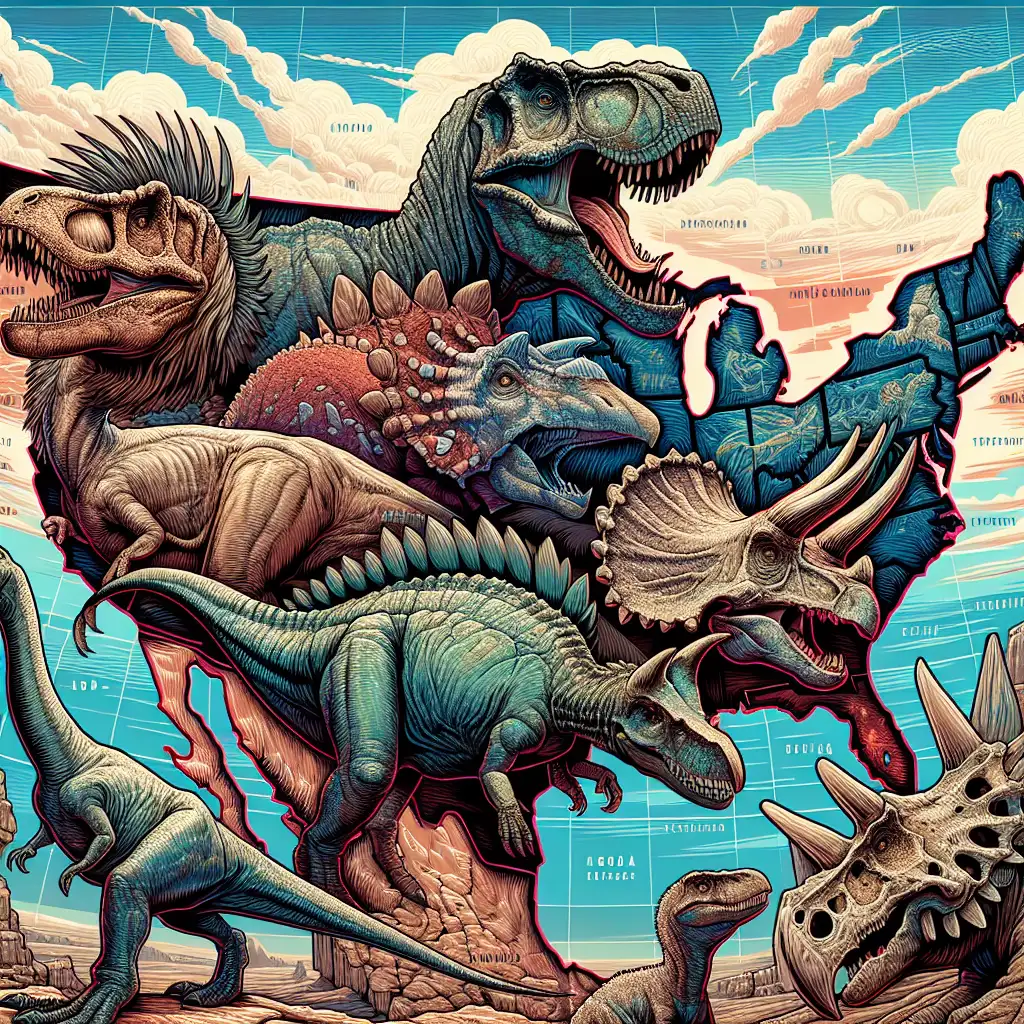 Wat zijn de belangrijkste dinosaurusfossielen in Noord-Amerika?