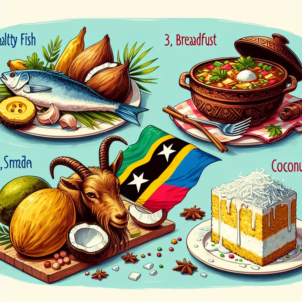 Wat zijn de top 3 culinaire specialiteiten van Saint Kitts en Nevis?