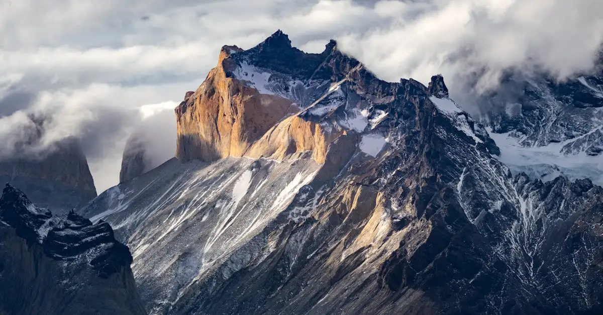 Welke bergen in Patagonië zijn beroemd om hun pieken?