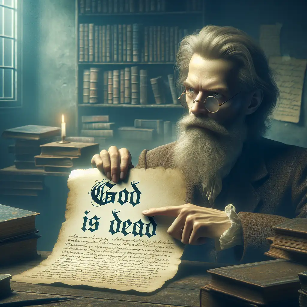 Welke Duitse filosoof zei 'God is dood'?