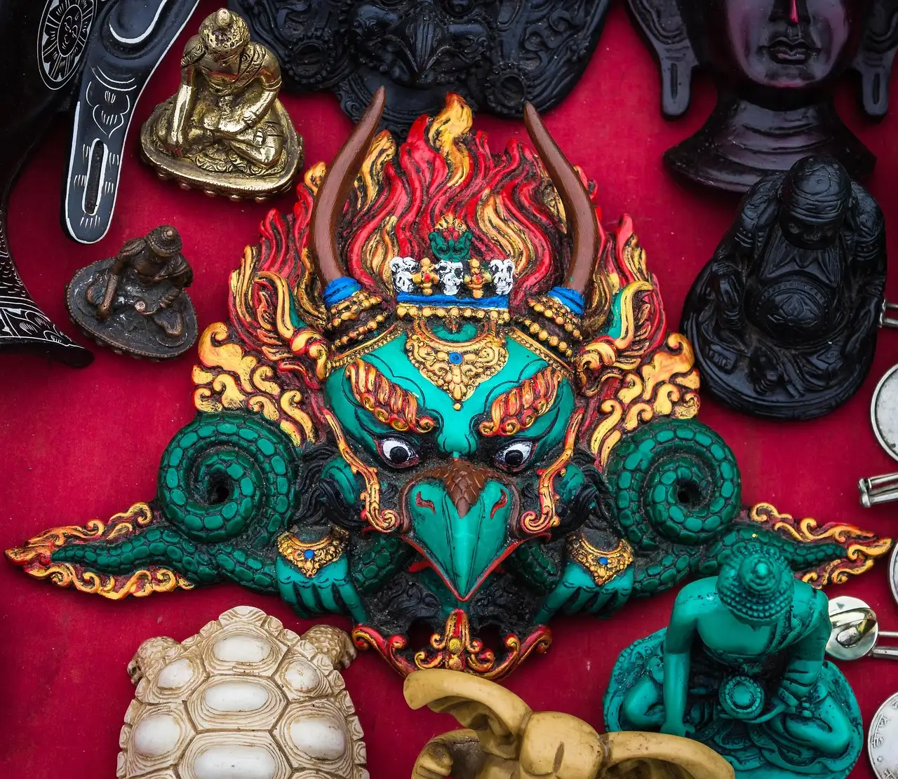 Welke god is Garuda, de vogel van Vishnu?