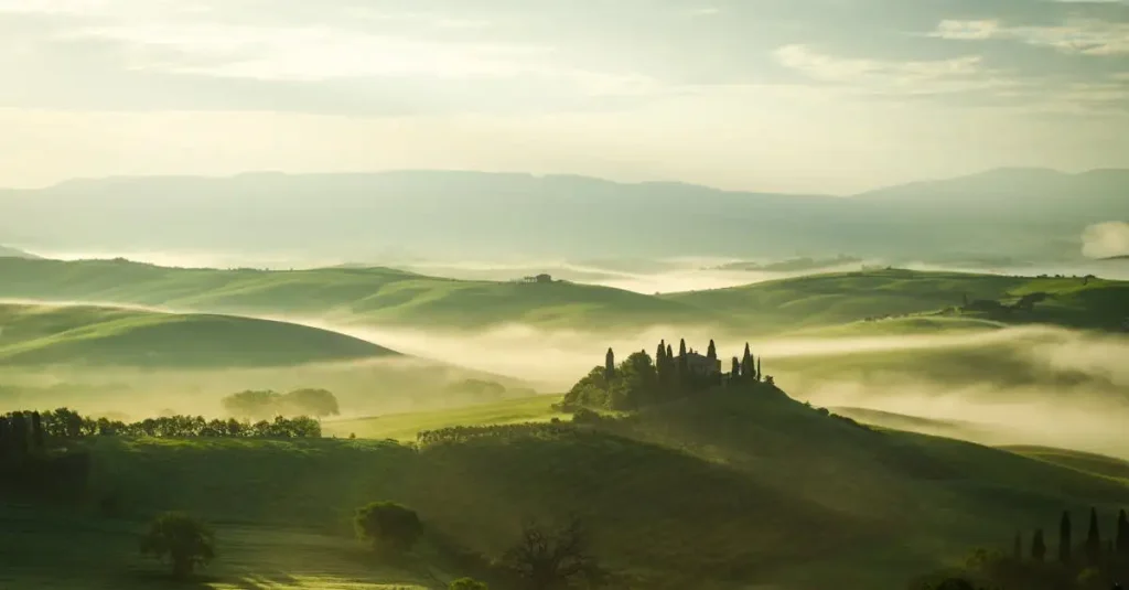 Welke regio in Italië herbergt het Val d’Orcia Park?