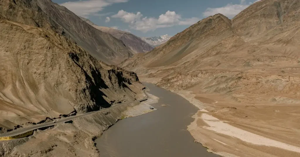 Welke rivier in Pakistan was het hart van de Harappabeschaving?