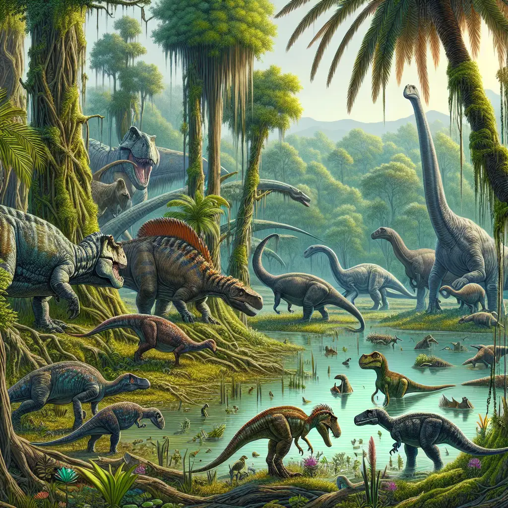 Welke rol hadden wetlands en meren voor dinosaurussen?
