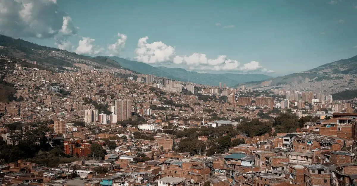 Welke stad in Colombia werd berucht om het Medellín-kartel?