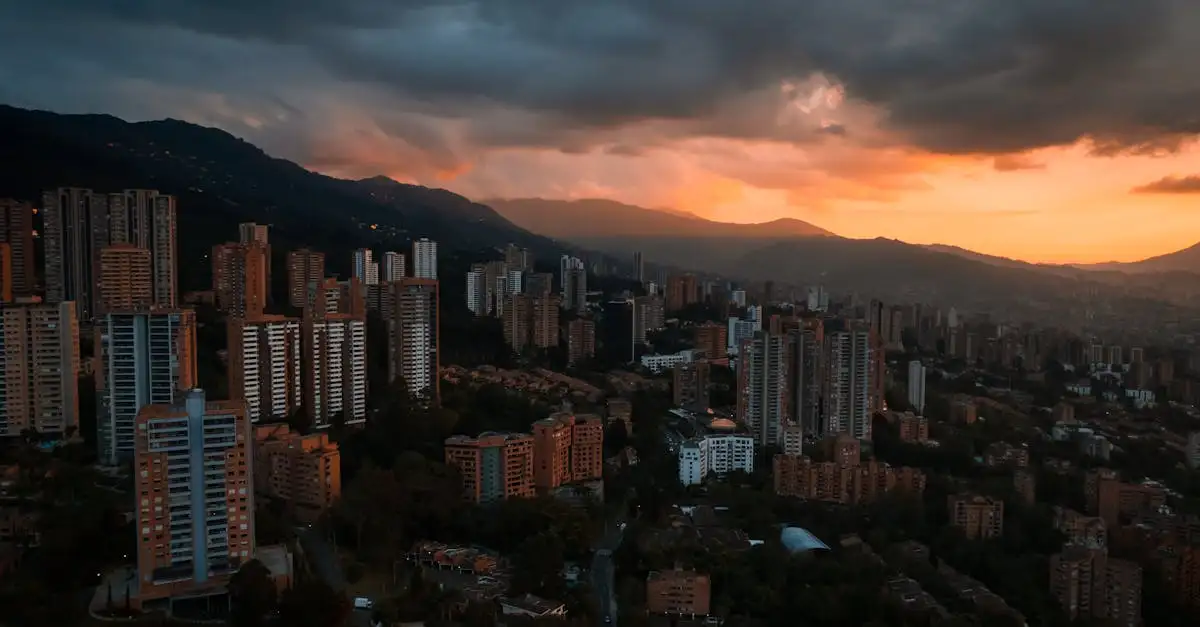 Welke stad in Colombia werd berucht om het Medellín-kartel?