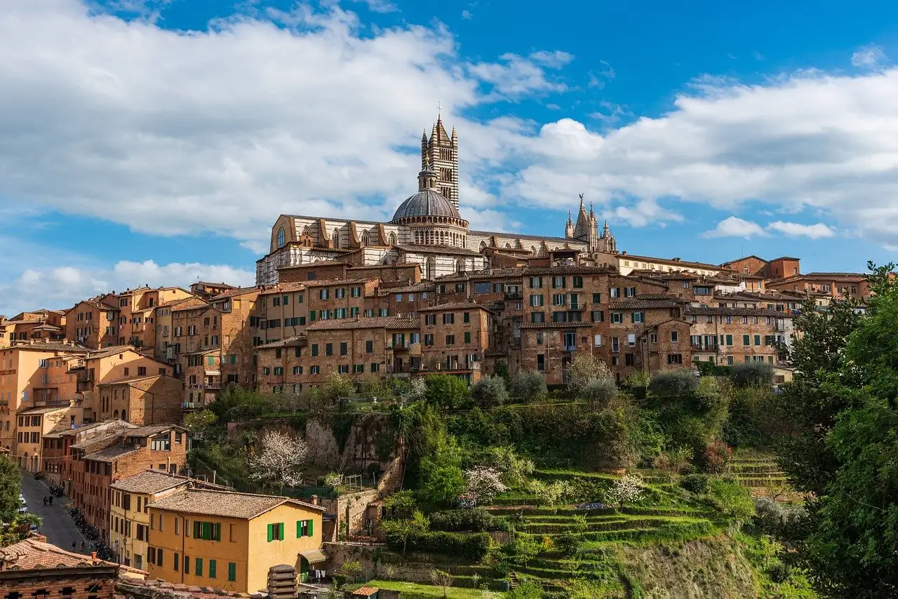 Welke stad in Italië was een middeleeuws handelscentrum?