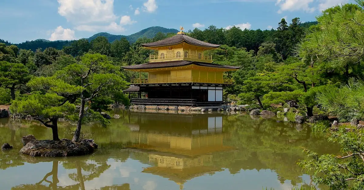 Welke stad in Japan herbergt de Gouden Paviljoen Tempel?