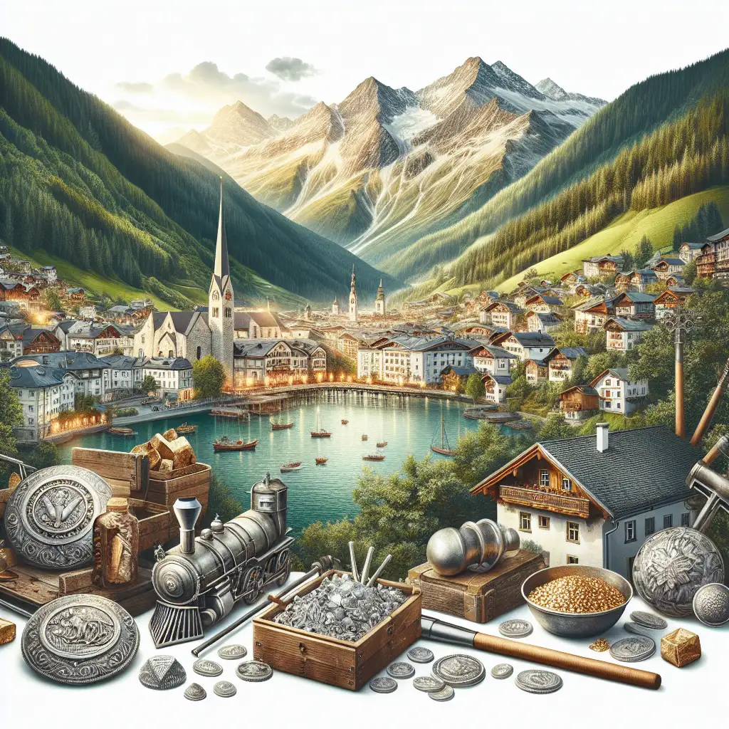 Welke stad in Oostenrijk was beroemd om zilverproductie?