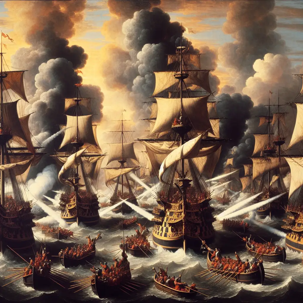 Wie is de schilder van De Slag bij Lepanto?