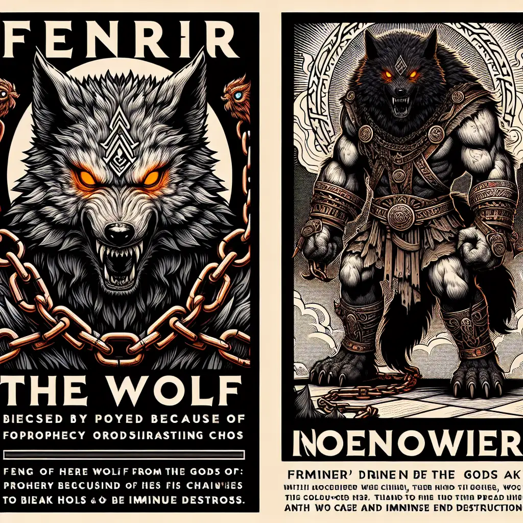 Wie was de Fenrir-wolf en wat is zijn eindtijd rol?