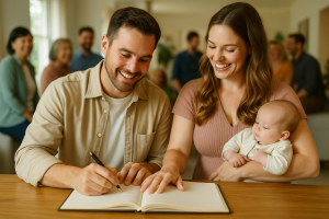 gastenboek baby kraamvisite