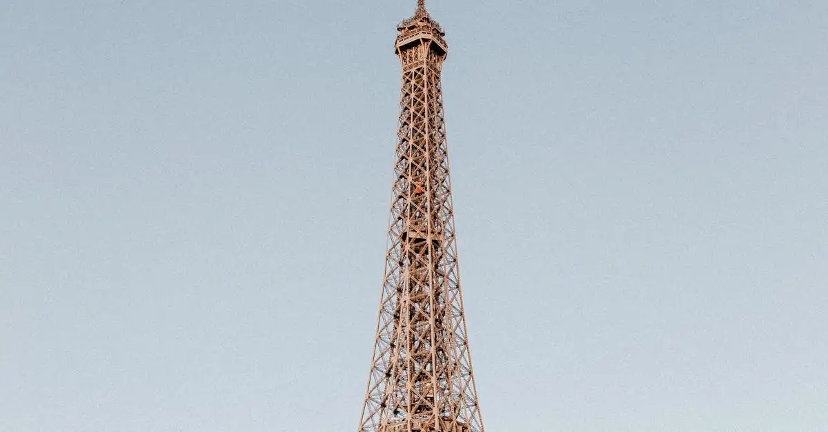Hoe lang is de eiffeltoren?