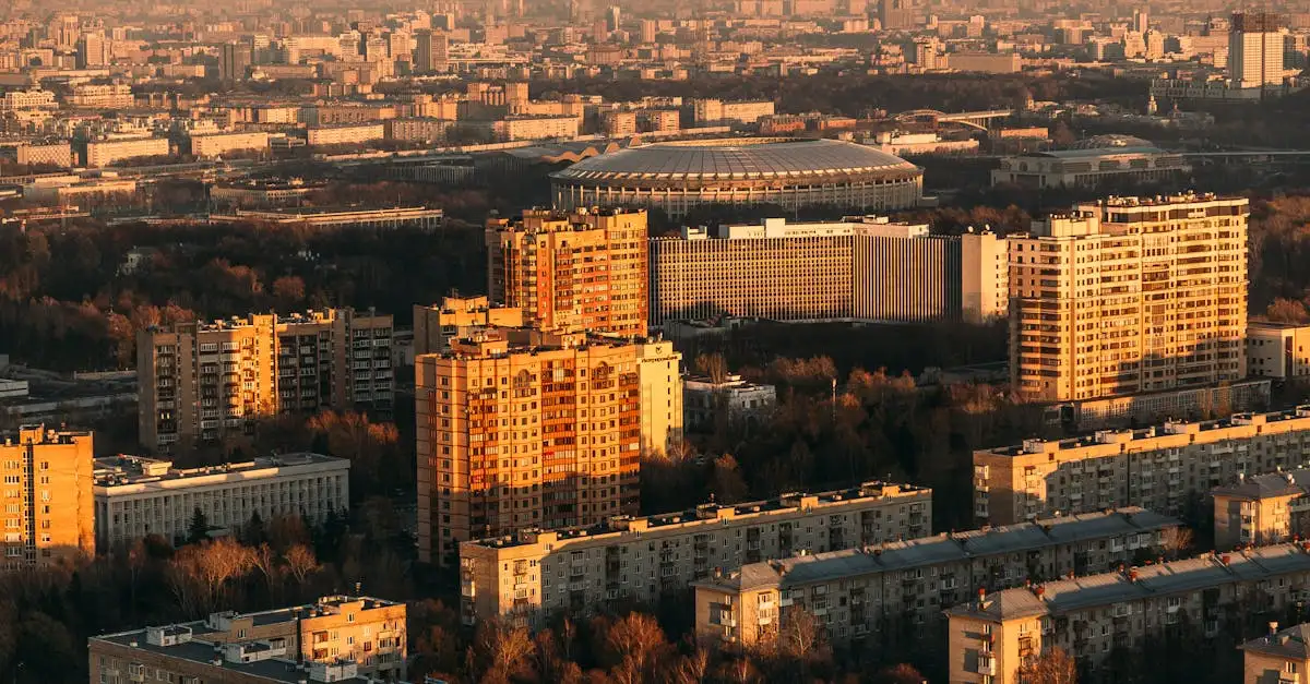 Waar ligt het beroemde Luzhniki Stadion in Moskou?