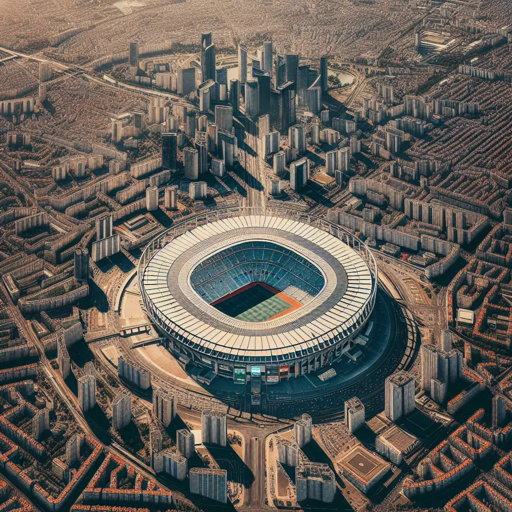 Waar ligt het Stade de France in Saint-Denis, Frankrijk?