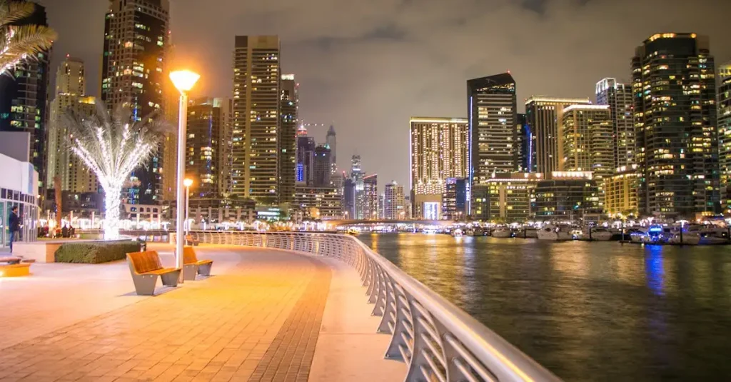 Waar ligt The Address Boulevard in Dubai, VAE?