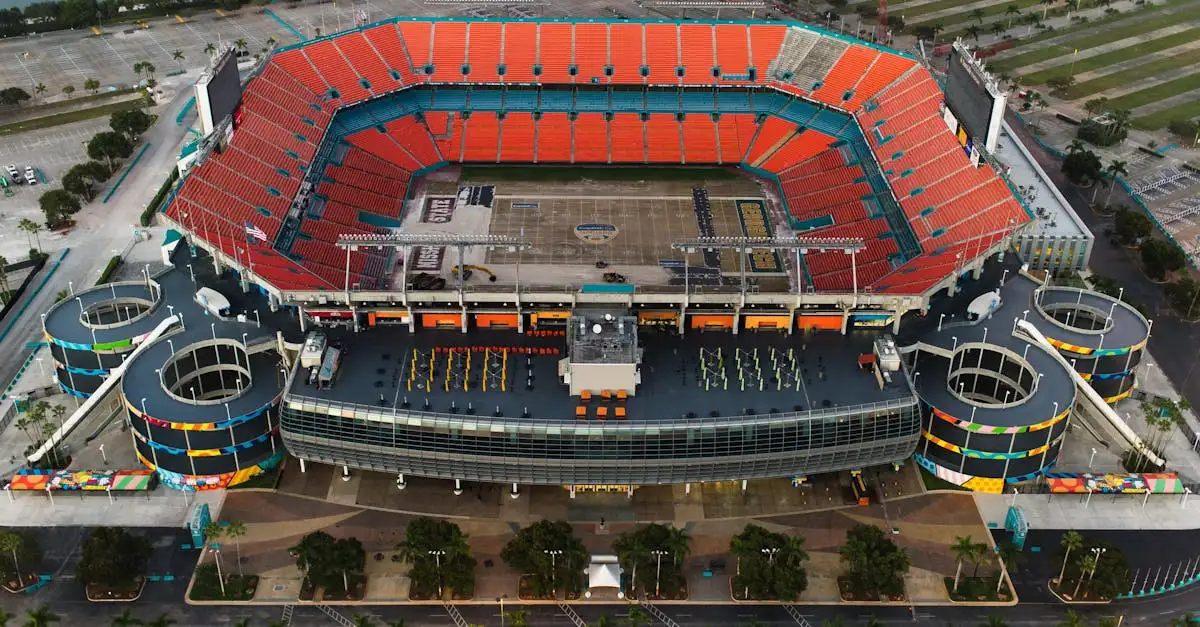 Wat is de naam van het stadion van de Miami Dolphins?