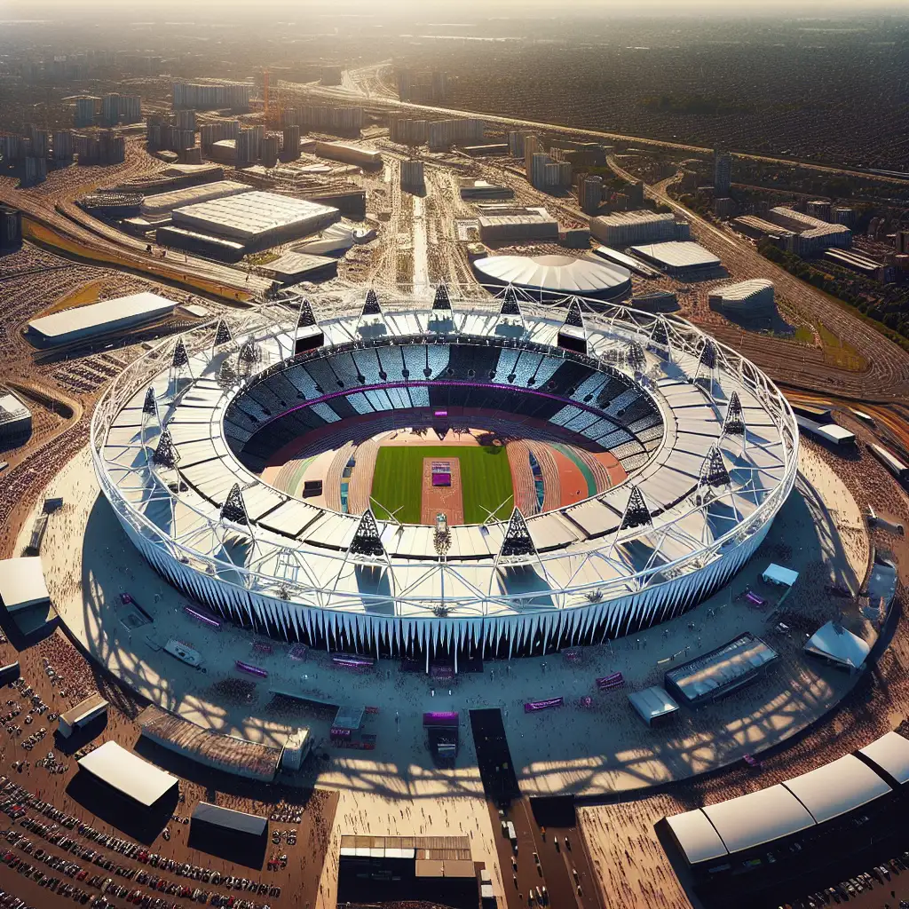Wat is de naam van het stadion van de Olympische Spelen 2012?