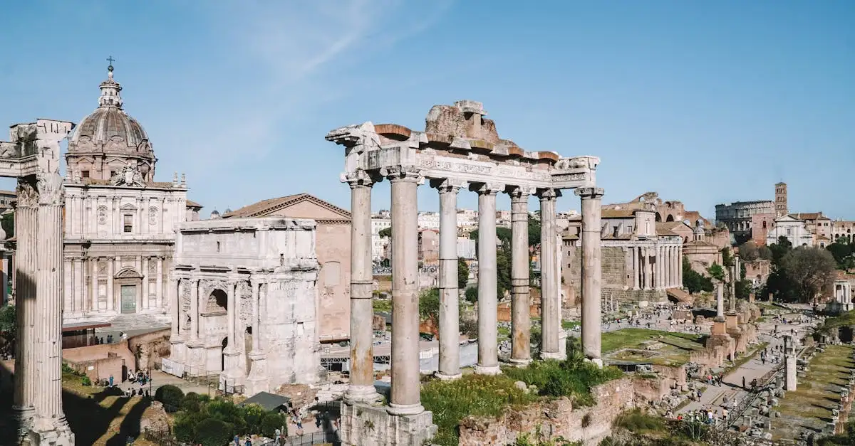 Wat was de betekenis van het Forum Romanum in de geschiedenis?