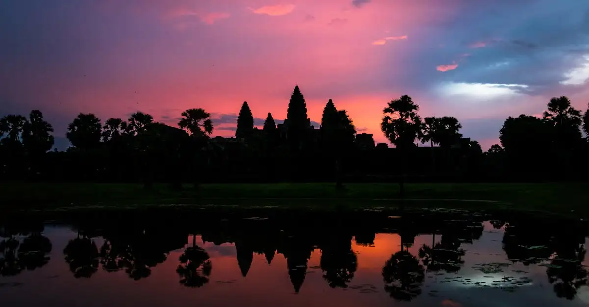 Welke oude tempel in Cambodja is gewijd aan Vishnu?