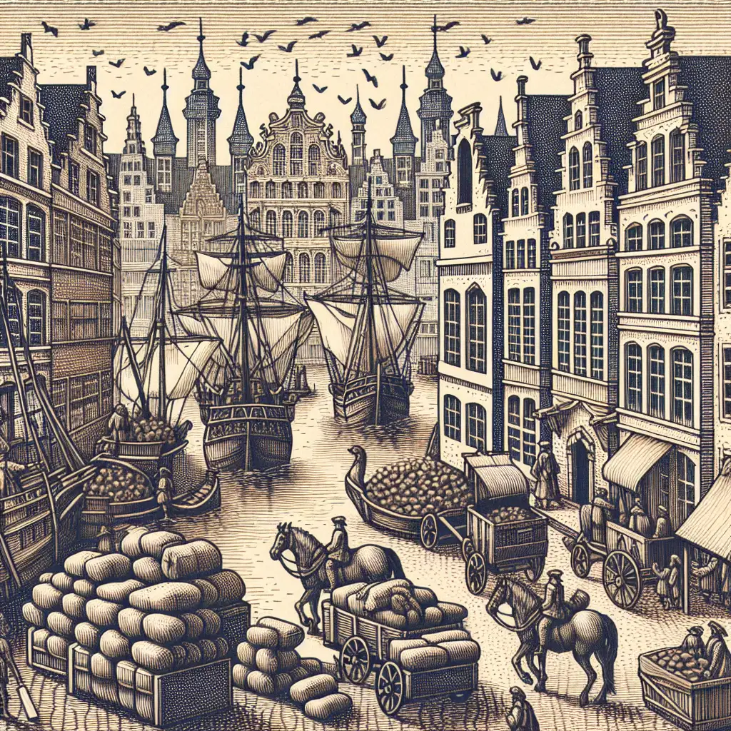 Welke stad in Europa was het centrum van de koffiehandel?