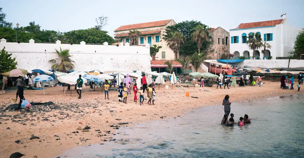 Welke stad in Senegal heeft het slavernijmuseum op Gorée?