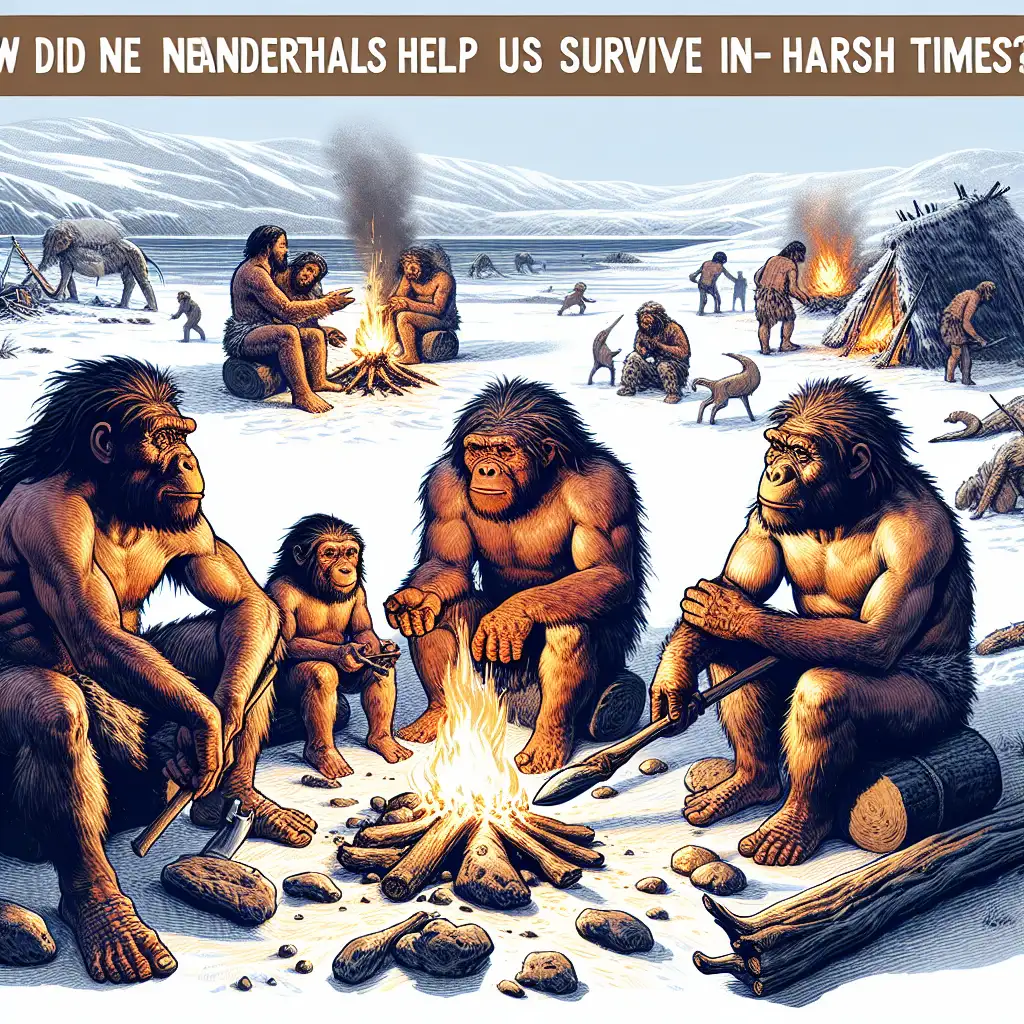 Hoe hielpen Neanderthalers ons overleven in barre tijden?