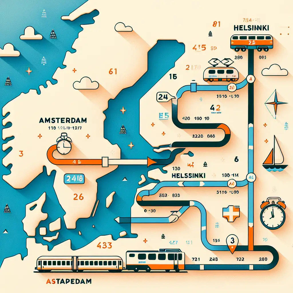 Hoe lang is het vanaf Amsterdam met de bus of trein naar Helsinki? Ontdek het hier!