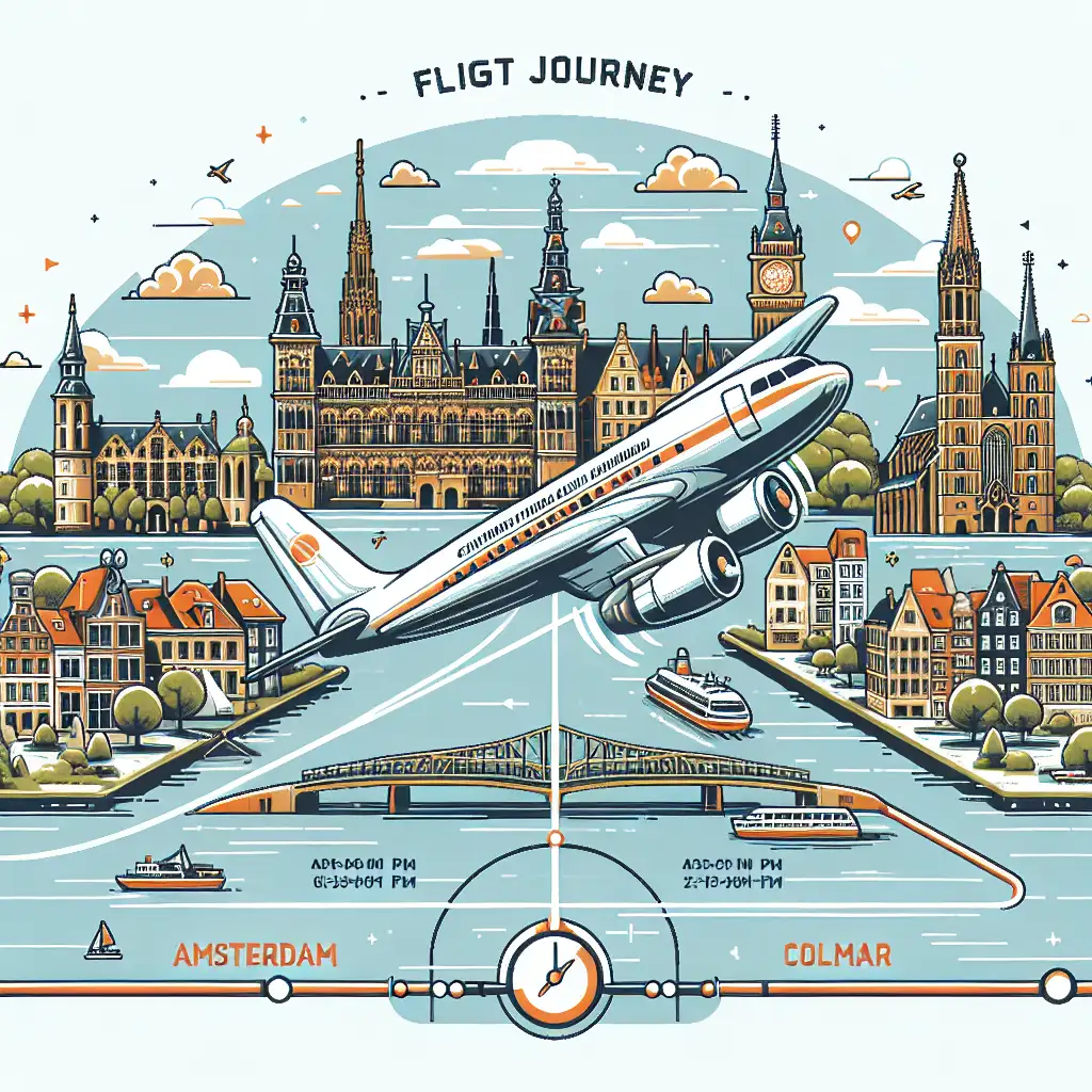 Hoe lang vlieg je van Amsterdam naar Colmar? Ontdek het hier!