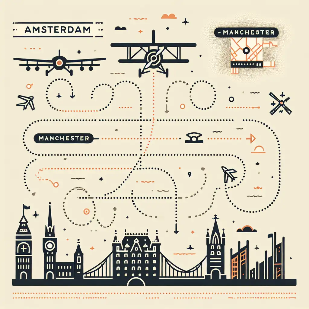Hoe lang vlieg je van Amsterdam naar Manchester Airport (MAN)? Ontdek het hier!