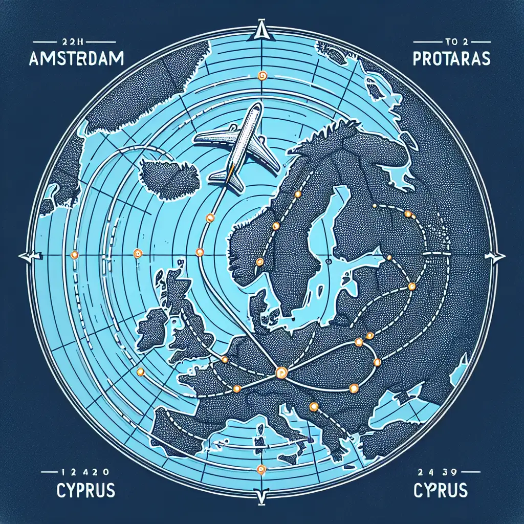 Hoe lang vlieg je van Amsterdam naar Protaras (Cyprus)? Ontdek het!