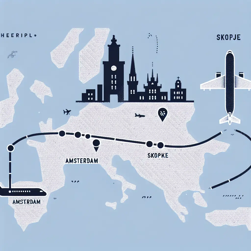 Hoe lang vlieg je van Amsterdam naar Skopje International Airport (SKP)? Ontdek het hier!