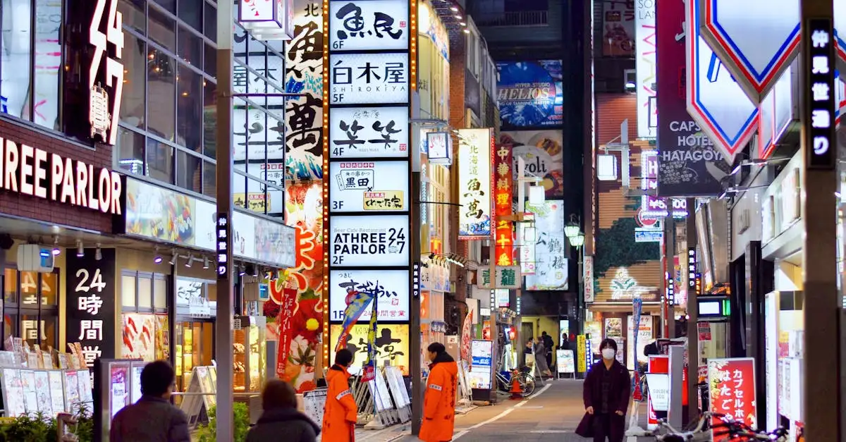 Waar ervaar je het hectische stadsleven van Tokyo, Japan?