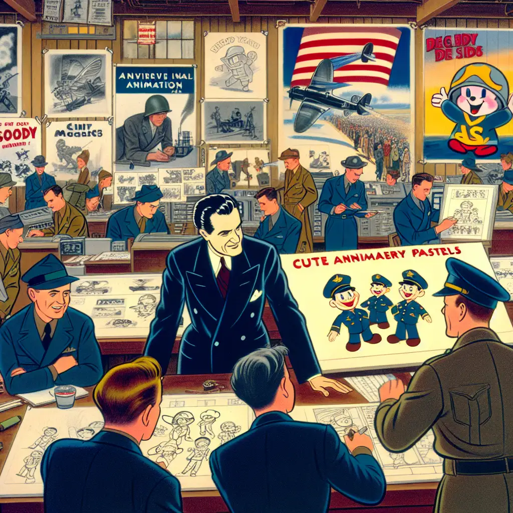 Wat deed Walt Disney voor de Amerikaanse overheid in WOII?