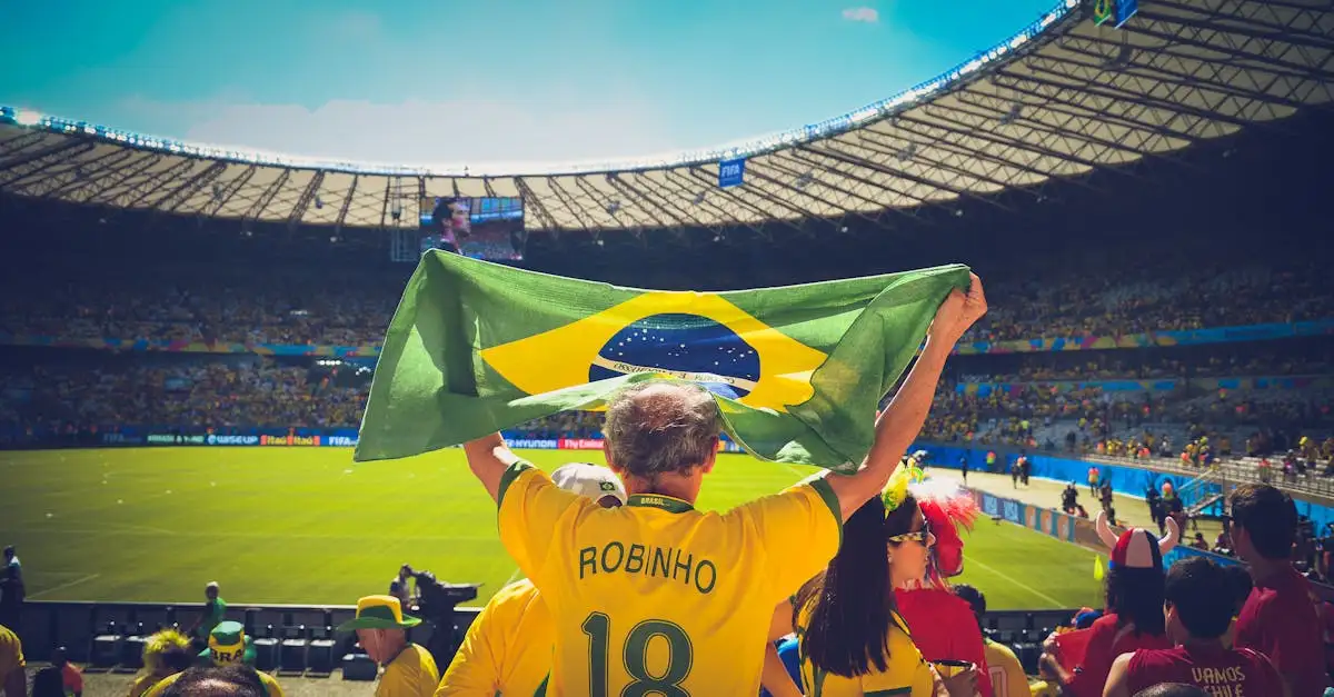 Wat is de naam van het nationale stadion van Brazilië?