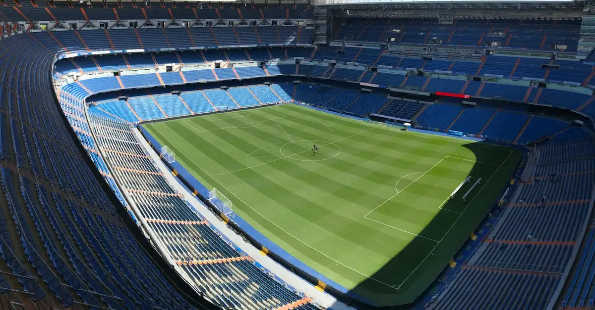 Wat is de thuisstad van Real Madrid in Spanje?