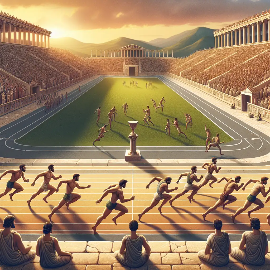 Wat was de eerste sport op de oude Olympische Spelen?