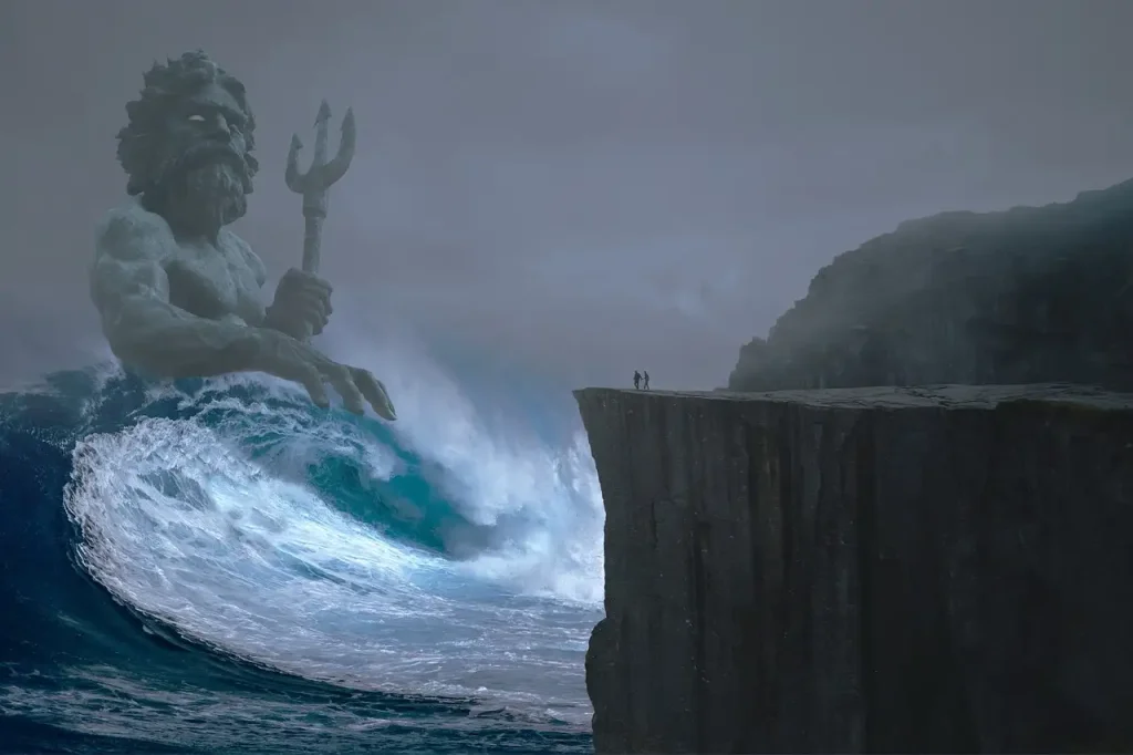Wat was de persoonlijkheid van Poseidon in de mythologie?