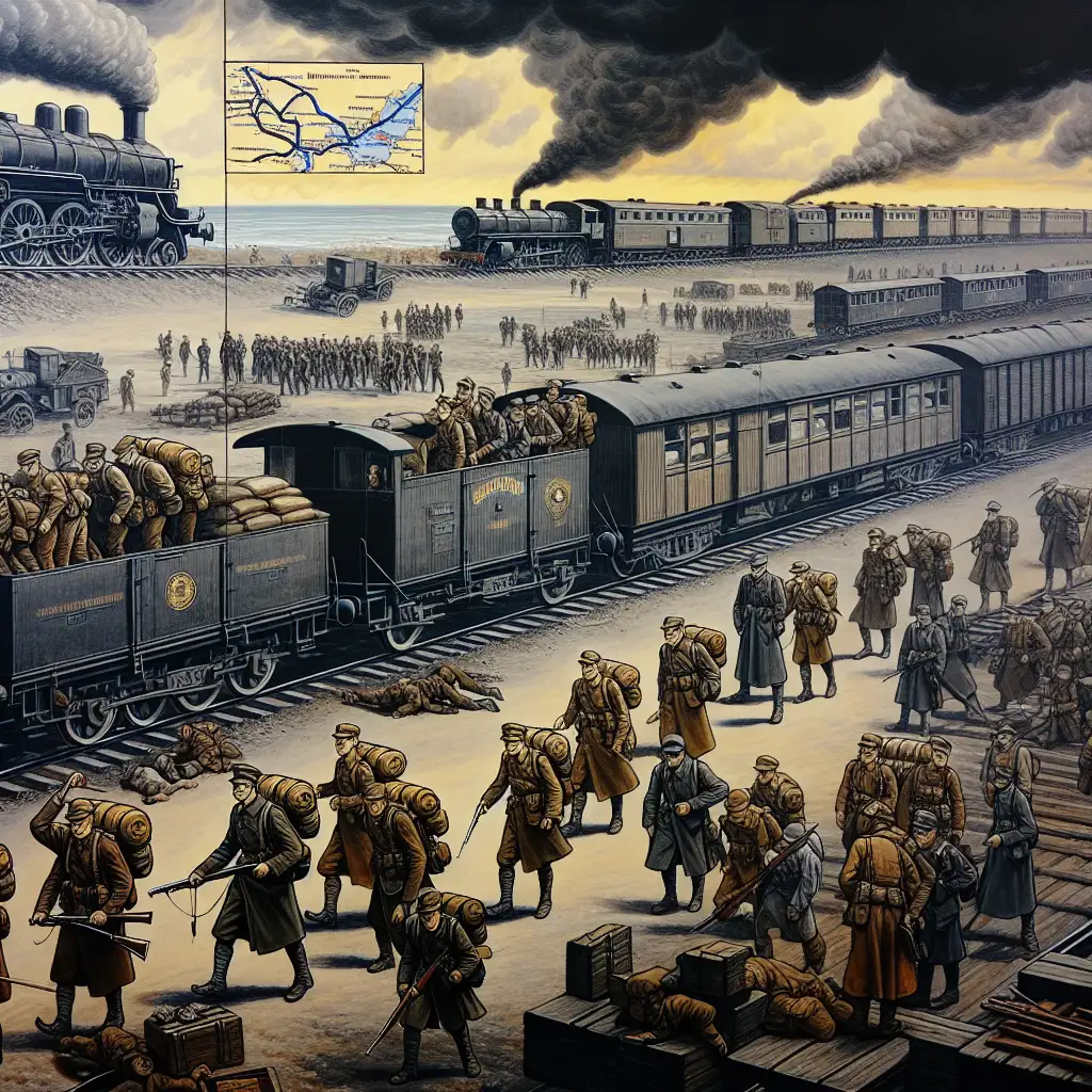 Wat was de rol van spoorwegen in de Eerste Wereldoorlog?
