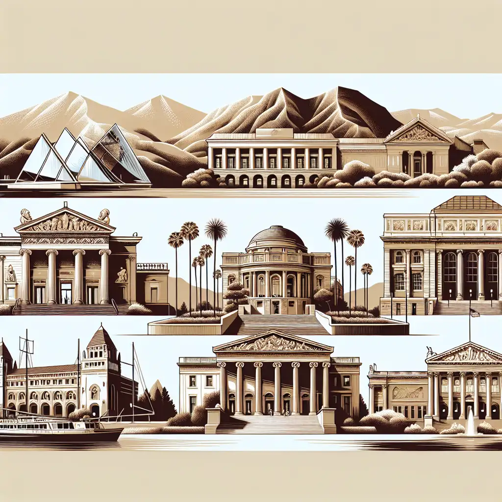 Wat zijn de mooiste musea en historische gebouwen in Californië?